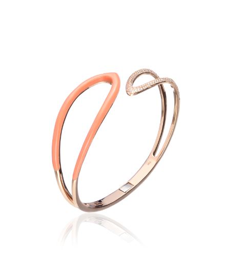 Dubai Days Bangle In Coral