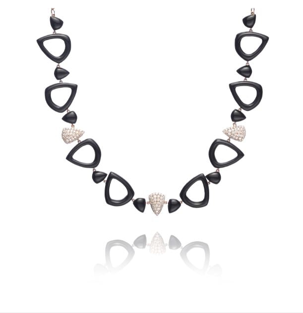 Dubai Days Choker in Black Onyx