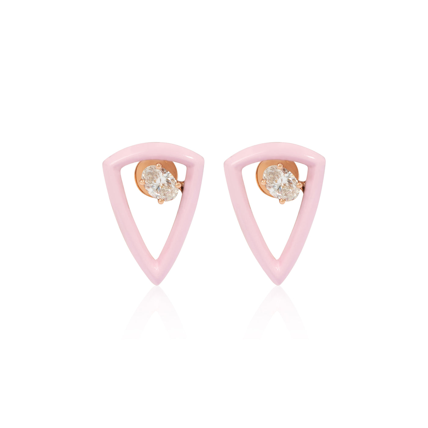 Dubai Days Studs with Oval Fancy diamond (1 PC ONLY)