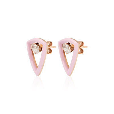 Dubai Days Studs with Oval Fancy diamond (1 PC ONLY)