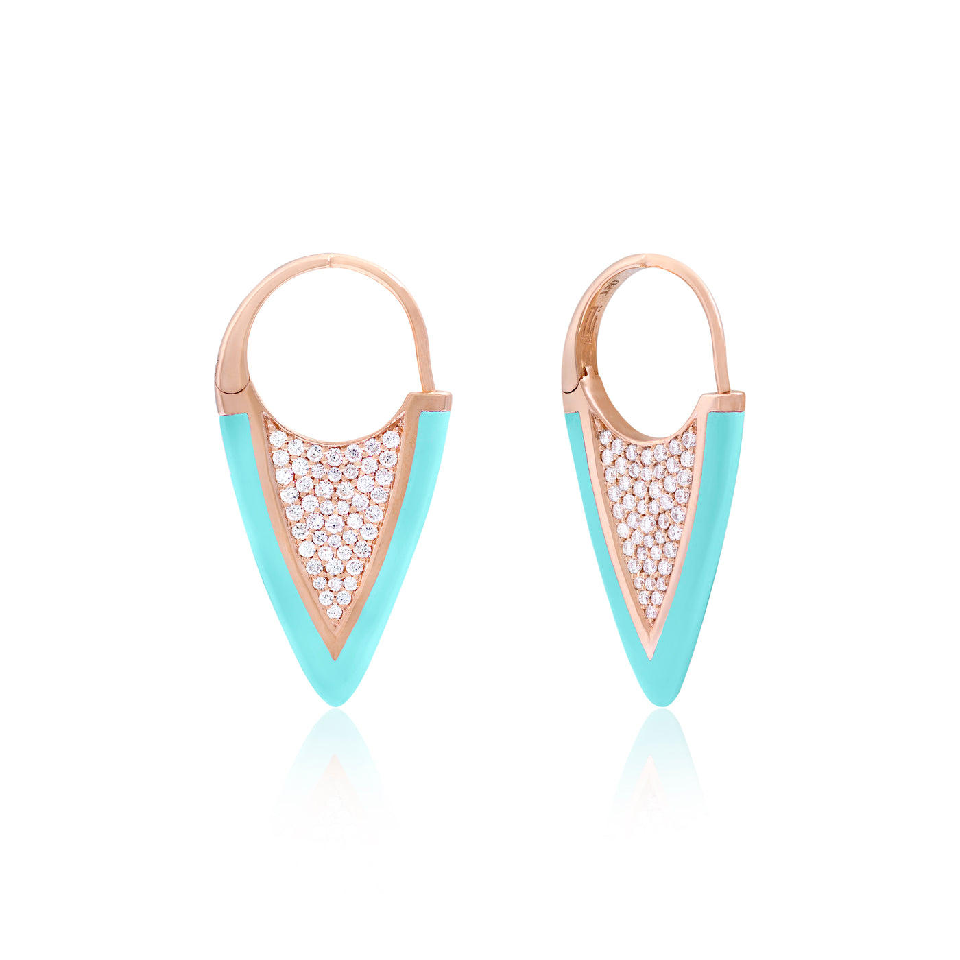 Dubai Days Earrings In Mint Green