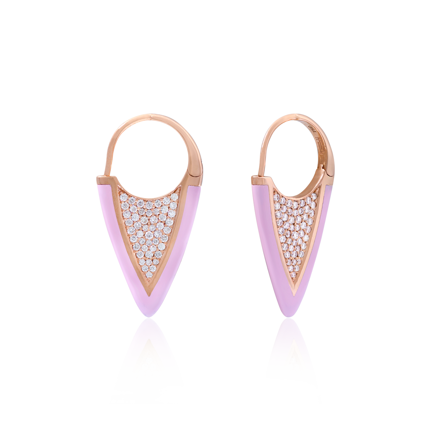 Dubai Days Earrings In Powder Pink