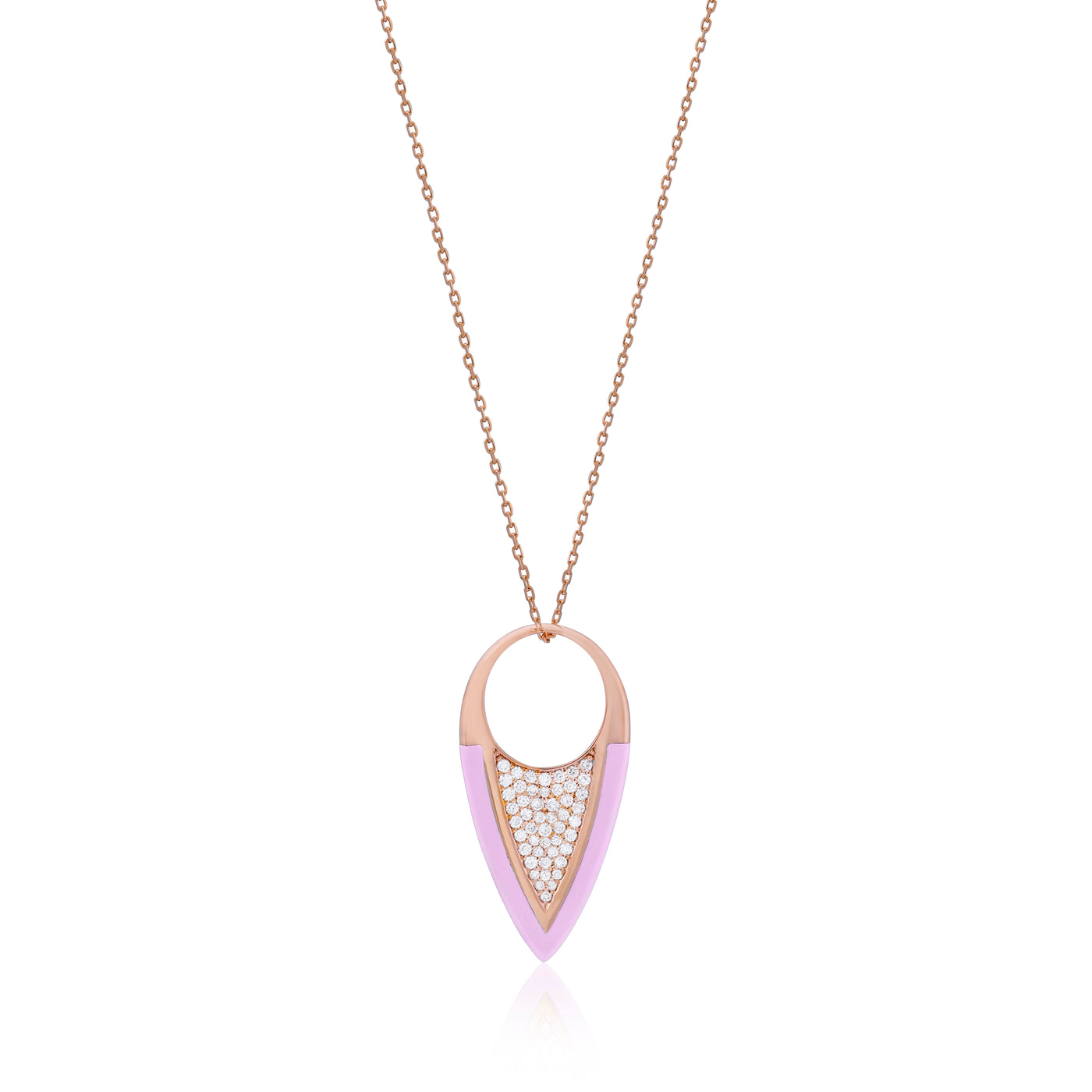 Dubai Days Necklace In  Powder Pink