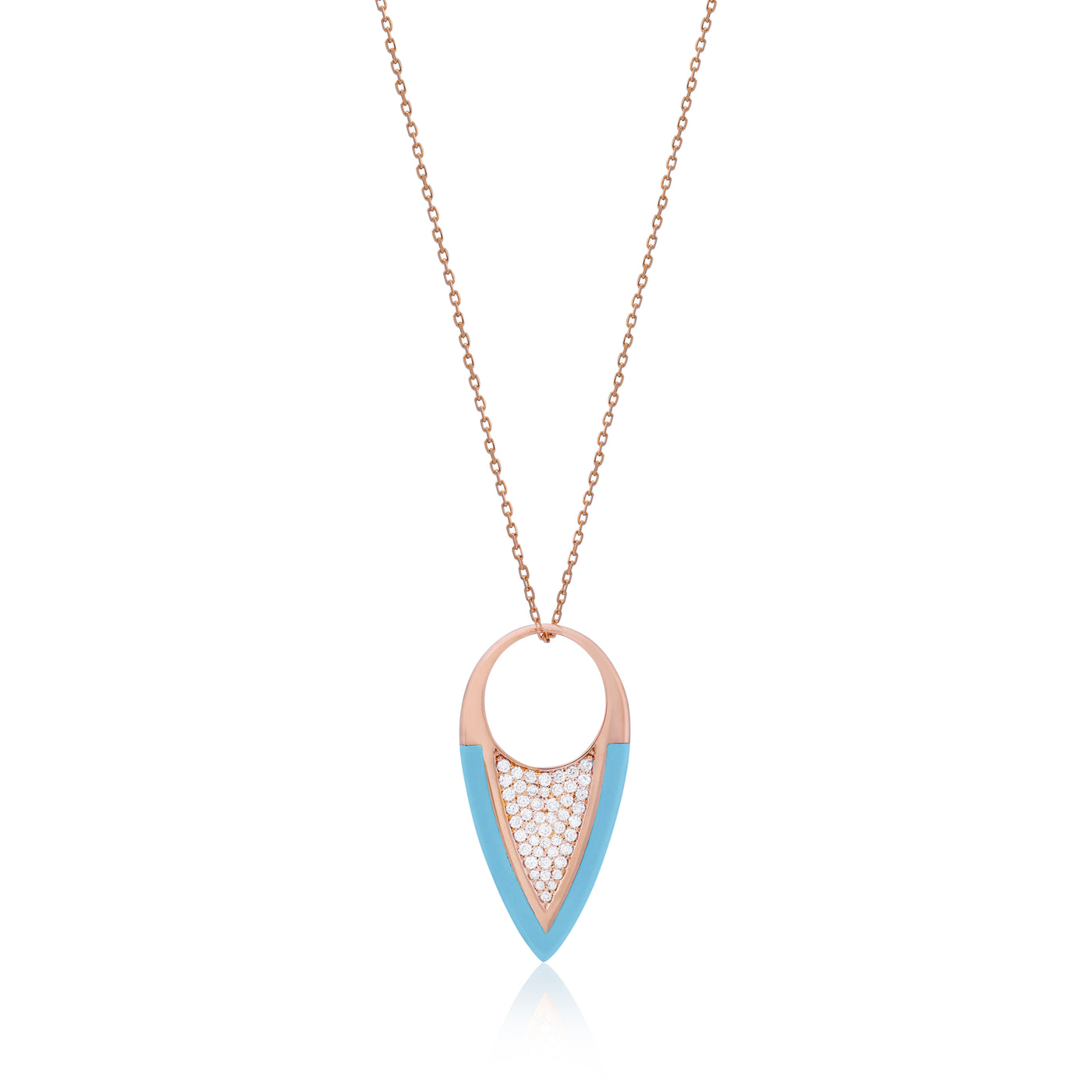 Dubai Days Necklace In Tiffany Blue