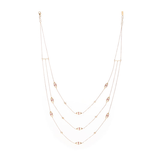 Qahwat Yadoo Three Lines Necklace