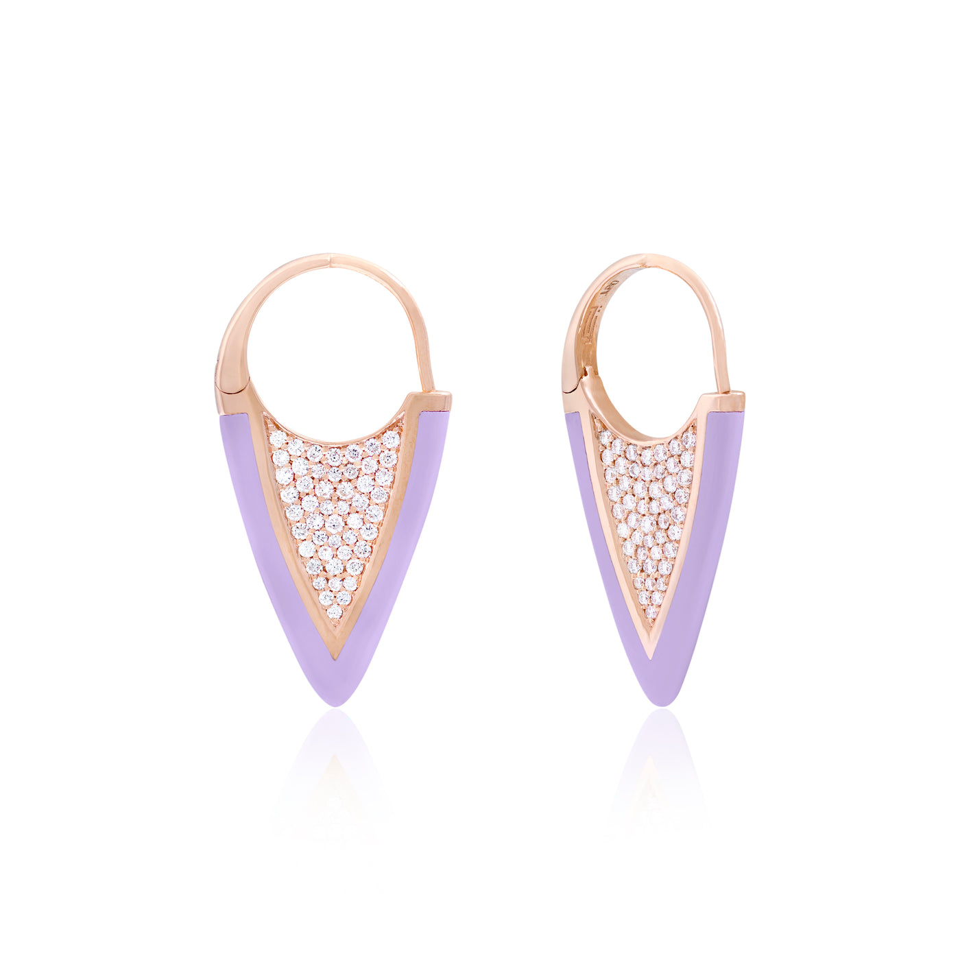 Dubai Days Earrings In Lilac